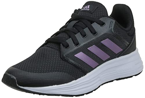 adidas Galaxy 5, Running Shoe Mujer, Core Black/Cherry Metallic/Cloud White, 38 EU