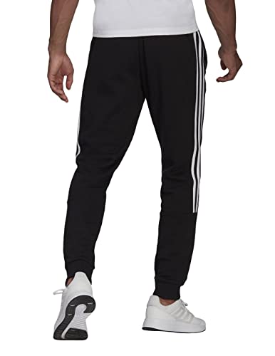 adidas M Cut 3S PT Pants, Black/White, XS Men's