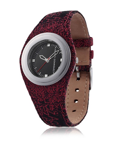 Adolfo Dominguez Watches 69000 - Reloj de Señora Cuarzo Correa de Piel Roja