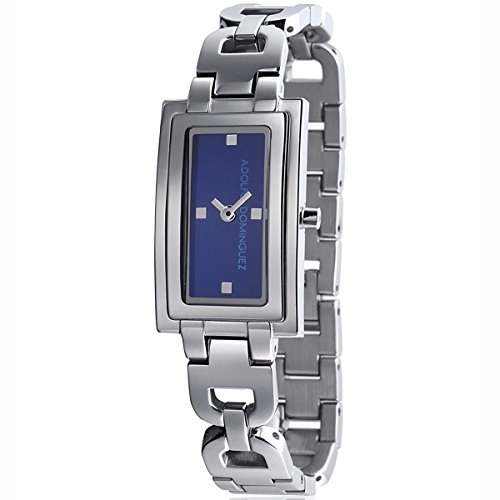 Adolfo Dominguez Watches 69013 - Reloj de Señora Cuarzo Brazalete metálico dial Azul