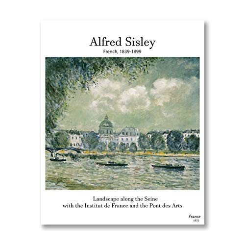 Alfred Sisley, pintura clásica, arte de pared retro, impresión, arte renacentista, lienzo, póster, sala de estar, decoración del hogar, lienzo sin marco, pintura K 50x70cm