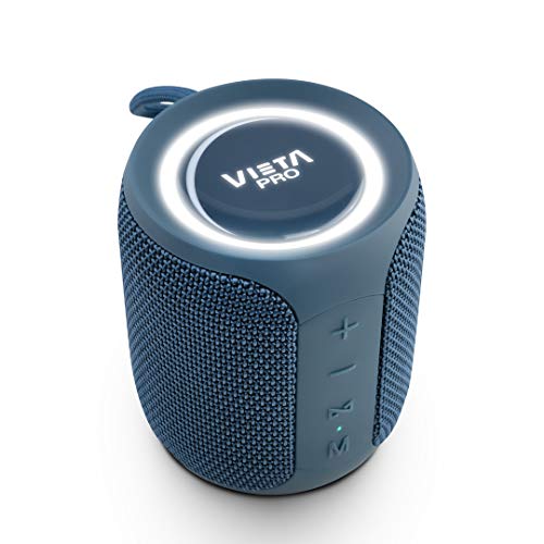 Altavoz Easy 2 de Vieta Pro, con Bluetooth 5.0, True Wireless, Micrófono, Radio FM, 12 horas de autonomía, Resistencia al agua IPX7 y botón directo al asistente virtual; acabado en color azul.