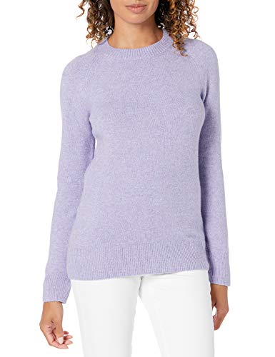 Amazon Essentials Classic-fit Soft-Touch Long-Sleeve Crewneck Sweater Suéter, Lavanda, S