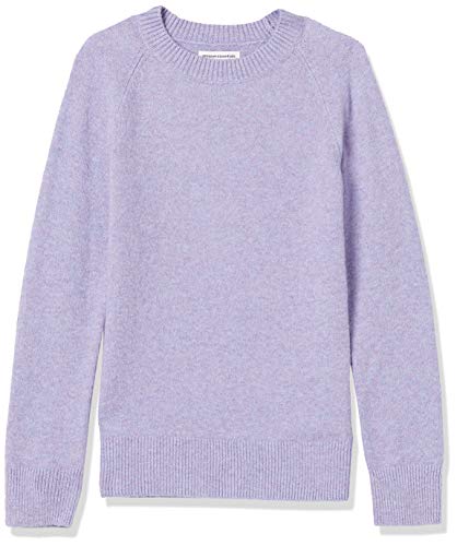 Amazon Essentials Classic-fit Soft-Touch Long-Sleeve Crewneck Sweater Suéter, Lavanda, S