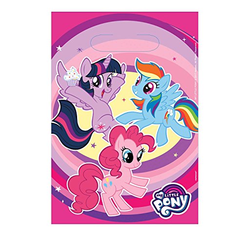 Amscan 9902513 - Bolsas de Papel para Fiestas de My Little Pony (8 Unidades)