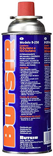 ANGOPE Gas de 227Gr Pack, Multicolor, 4 x Cartucho