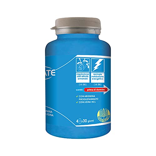 Apl - estimula el aumento de la hormona de crecimiento - arginina piroglutamato y lisina - 120 comprimidos - Ultimate Italia.
