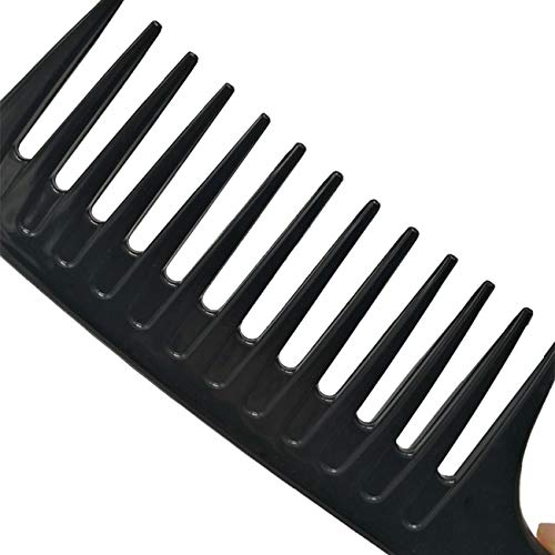 Ashley GAO ABS peine ancho herramienta de peinado duradera dientes anchos tenedor peine cepillo de pelo Pompadour peinado accesorios para el cabello regalo