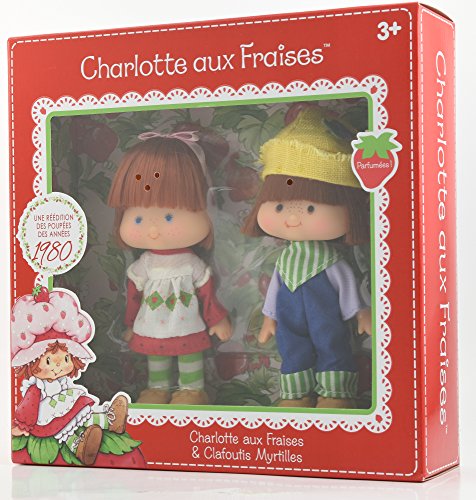 Asmokids KKCF2HUC – Charlotte de fresas y clafoutis de arcilla de helados Strawberry Shortcake, juego de 2 muñecas , color/modelo surtido