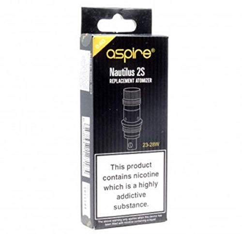 Aspire Nautilus 2S Bobinas de repuesto (paquete de 5) 0.4 ohm, paquete de 1 - No nicotina ni tabaco