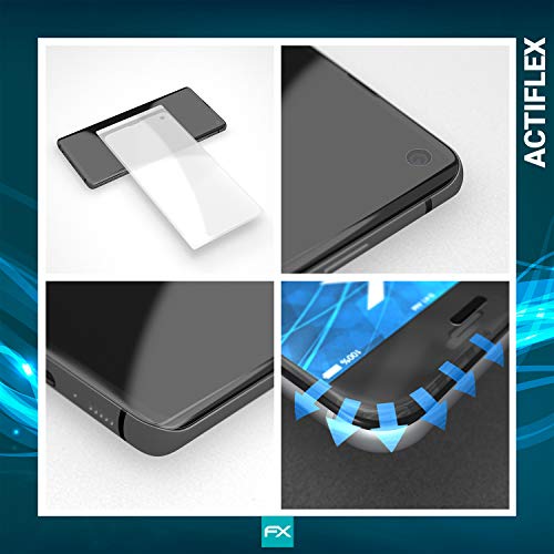 atFoliX Película Protectora Compatible con Fitbit Sense Protector Película, Ultra Claro y Flexible FX Lámina Protectora de Pantalla (3X)