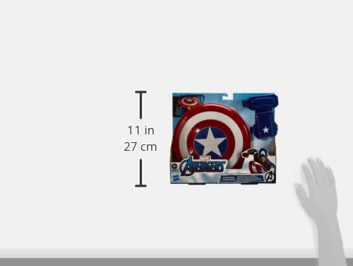 Avengers- Escudo Capitán América, Multicolor, única (Hasbro B9944EU8)