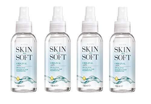 Avon Skin So Soft Original Dry Oil Spray 4 x 150ml.