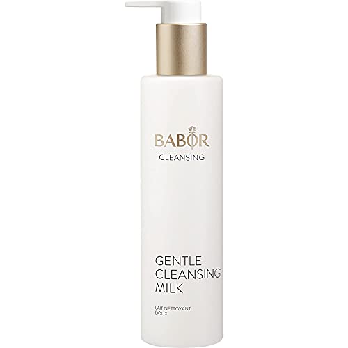 BABOR CLEANSING Gentle Cleansing Milk para piel seca y sensible, Leche limpiadora suave y respetuosa con la piel, Fórmula vegana, 1 x 200 ml