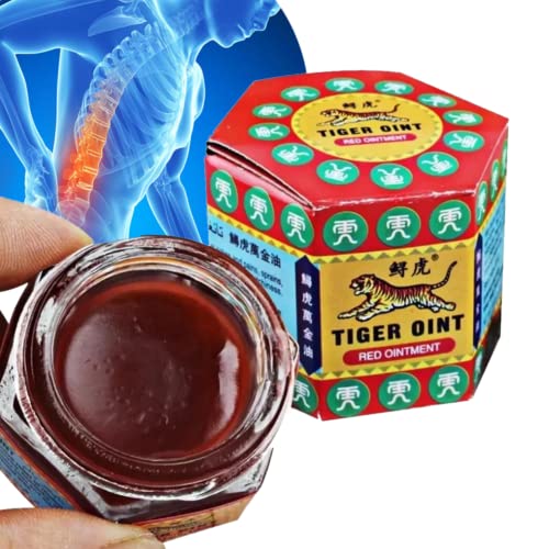 Bálsamo De Tigre Rojo 20g | Red Tiger Ointment Ungüento Natural Medicinal Tradicional Chino para el Alivio del Dolor Muscular