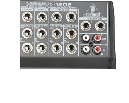 Behringer MESA XENYX 1202, 12 puertos