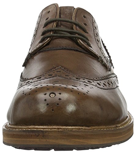 Ben Sherman Patrick B, Zapatos de Cordones Brogue para Hombre, Brown (Cow Burnish Brown), 41