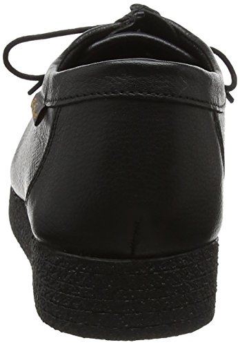 Ben Sherman Quad Youth, Zapatos de Cordones Derby Hombre, Black, 39 EU