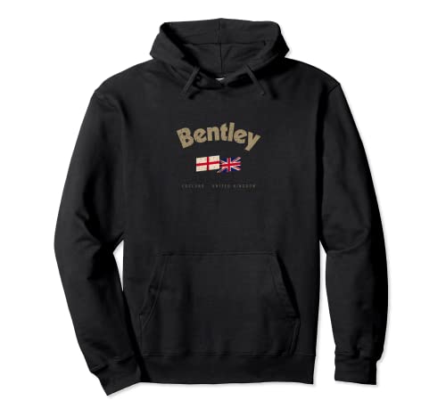 Bentley City Name - Bandera británica Sudadera con Capucha