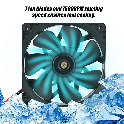 Bewinner DC 12V 5.0A 7500RPM 4 Pines Ventilador de Refrigeración para el Antminer S7 S9, Tecnología de Moldeo por Inyección,Alta Precisión Rodamientos de Bolas Dobles,Ventilador de Enfriamiento