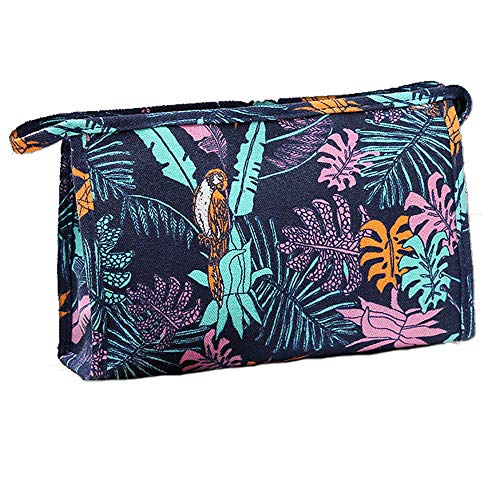 Bolsa de aseo cosmetica,neceser para llevar maquillaje fundamental de bolsa de aseo portátil impermeable de organizador viaje diaria organizador de artículos de aseo al aire libre,azul oscuro