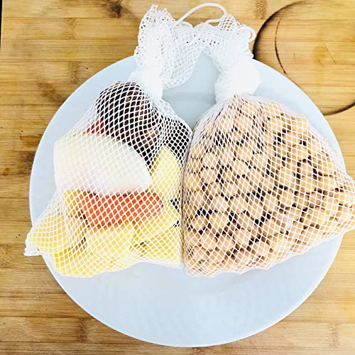 Bolsa de Cocina 35x20cm Nylon, 2 Mallas De Cocción de 2Kg, Reutilizables Aptas para Cualquier Tipo para Cocinar Legumbres, Garbanzos