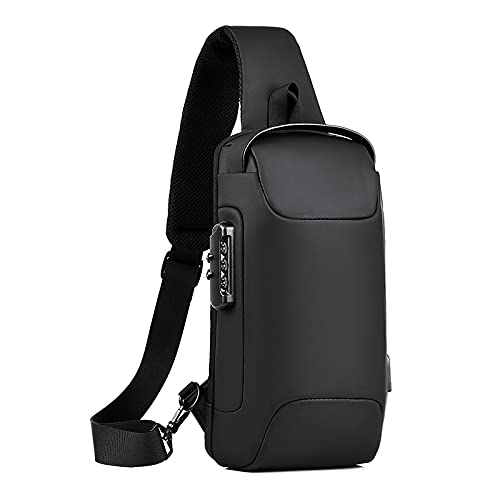 Bolsa de Pecho de Gran Capacidad Mochila Bolsa de Locomotora multifunción Bolsa de Mensajero Personalizada Bolsa antirrobo para Hombres