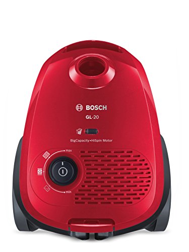 Bosch GL-20 BGL2UA200 - Aspirador con bolsa compacto, 600 W, Color Rojo