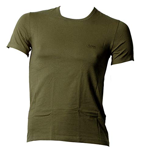 BOSS T-Shirt RN 3p Co Camiseta para Hombre, Verde (Open Green 399), Medium, pack de 3