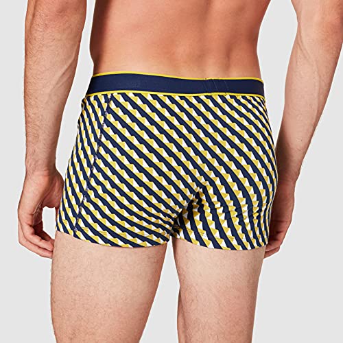 BOSS Trunk 24 Print Calzoncillos Tipo bóxer para Hombre, Amarillo Brillante 731, XXL