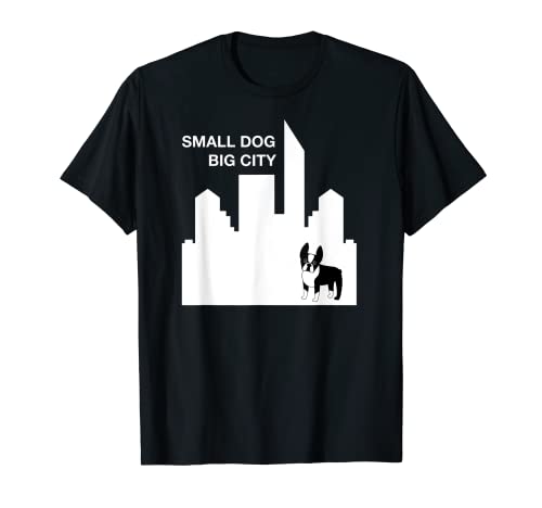 Boston Terrier en la gran ciudad Camiseta