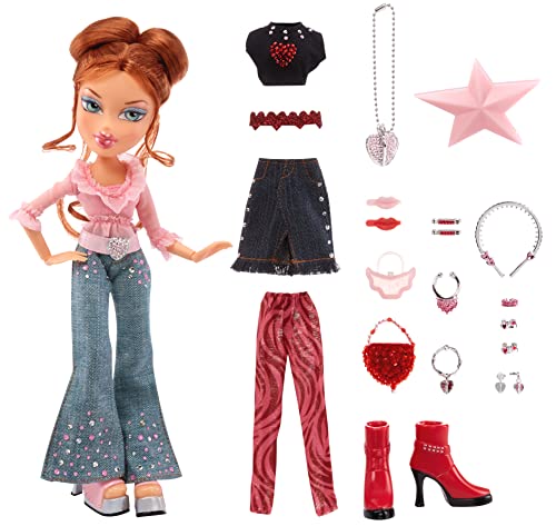 Bratz Collector's Edition Sweet Heart-MEYGAN Moda con Ropa y Accesorios con Caja en Forma de corazón-Muñeca articulada-Relanzamiento Coleccionable-Edad: 7+ años, Color (MGA Entertainment 578581EUC)