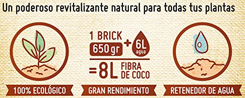 Brick de fibra de Coco 650 g (pack 3uni)