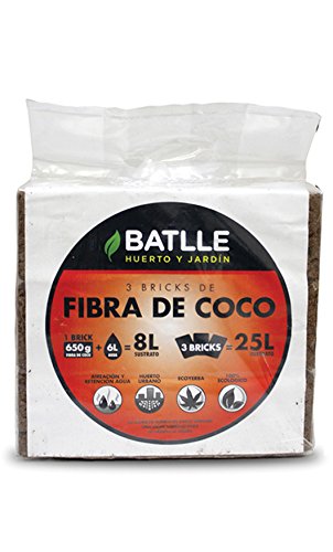 Brick de fibra de Coco 650 g (pack 3uni)