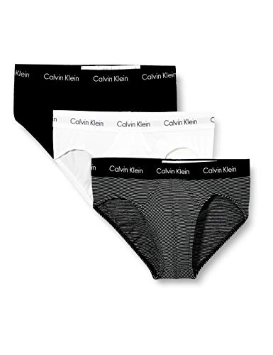 Calvin Klein Calzoncillos de Cadera 3p Ropa Interior, Multicolor, XL para Hombre