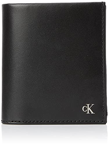 Calvin Klein Colección Denim, Accesorio Billetera de Viaje para Hombre, Black, Talla única