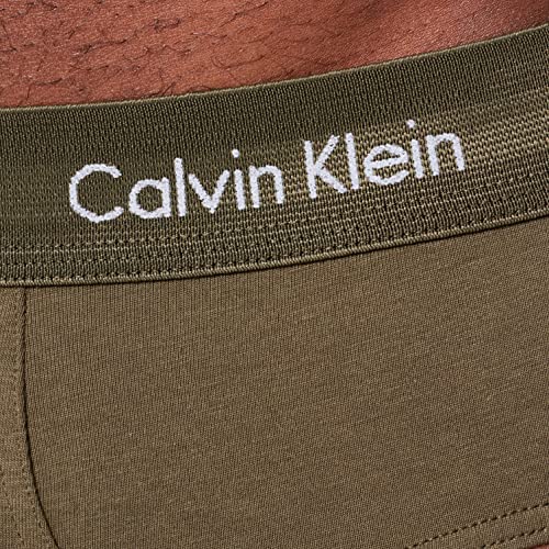 Calvin Klein Hip Brief 3pk Ropa Interior, Cheshire Purple/Active Blue/Army, M (Pack de 3) para Hombre