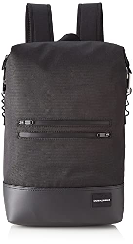 Calvin Klein Industrial Nylon Conv Sq Bp43, Mochila para Hombre, Black, Medium