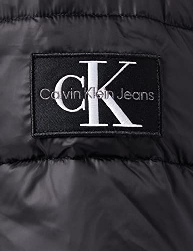 Calvin Klein Jeans Lightweight Padded Jacket Chaqueta, CK Black, L para Hombre