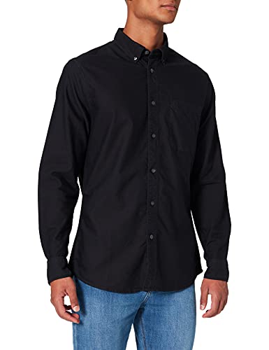 Calvin Klein Jeans Oxford Gmd Slim Non Stretch, Camisa para Hombre, Negro (Ck Black), M