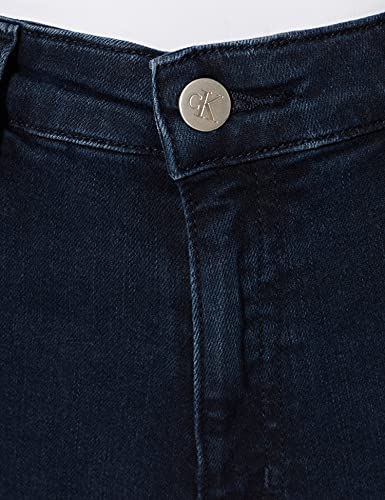 Calvin Klein Mid Rise Skinny Jeans, Denim Dark, 24W / 34L para Mujer