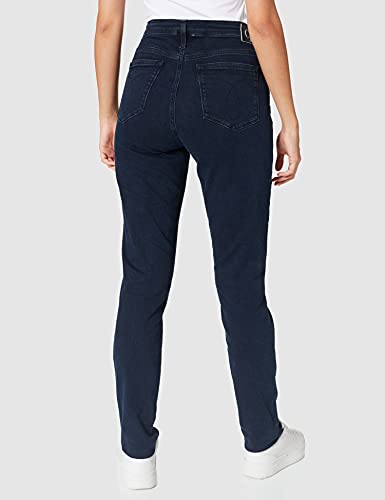 Calvin Klein Mid Rise Skinny Jeans, Denim Dark, 24W / 34L para Mujer