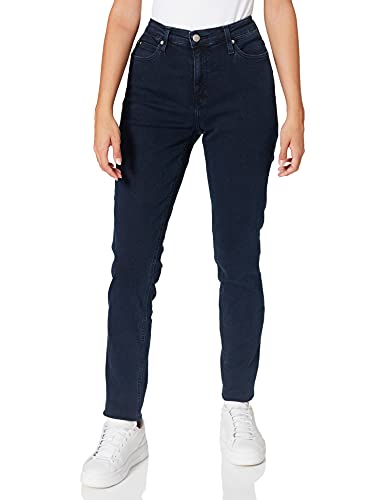 Calvin Klein Mid Rise Skinny Jeans, Denim Dark, 24W / 34L para Mujer