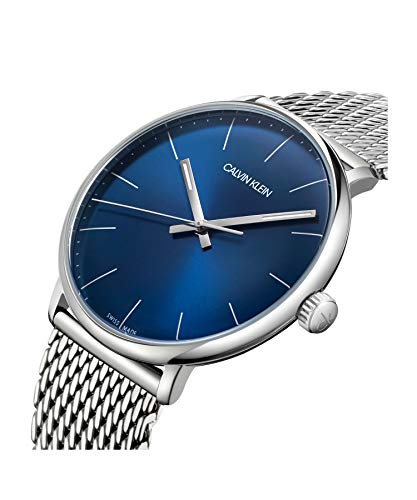 Calvin Klein Reloj Analógico-Digital para Unisex Adultos de Cuarzo con Correa en Acero Inoxidable K8M2112N