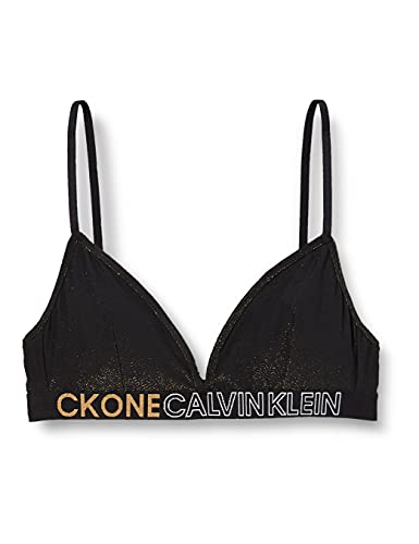 Calvin Klein Triangle Bra Sujetador, Pvh Black, 12-14 Años para Niñas