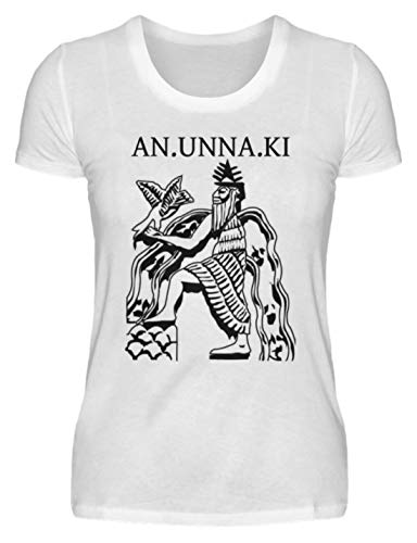 Camiseta de mujer Anunnaki, los antiguos dioses Mesopotamias preastronautik, Ancient Aliens, Paläo SETI Blanco L