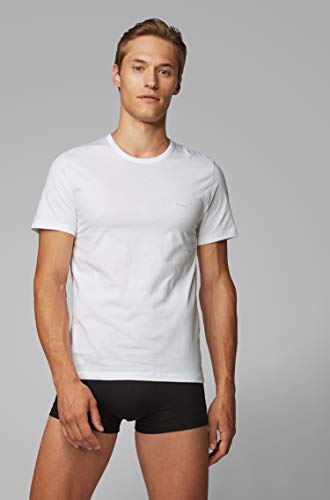 Camisetas de hombre HUGO BOSS, camisetas elegantes de cuello redondo, 50325388, paquete de 6 Multicolor (Assorted Pre-Pack 999) Medium