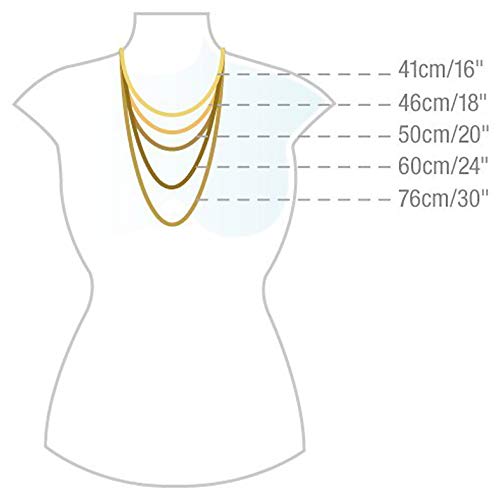 Carissima Gold Collar de mujer con oro amarillo 9 K (375), 46 cm