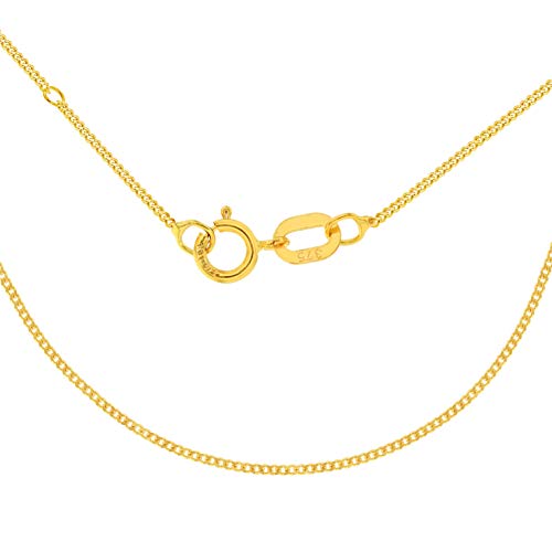 Carissima Gold Collar de mujer con oro amarillo de 9 K (375/1000), 46-51 cm (0.4 mm)