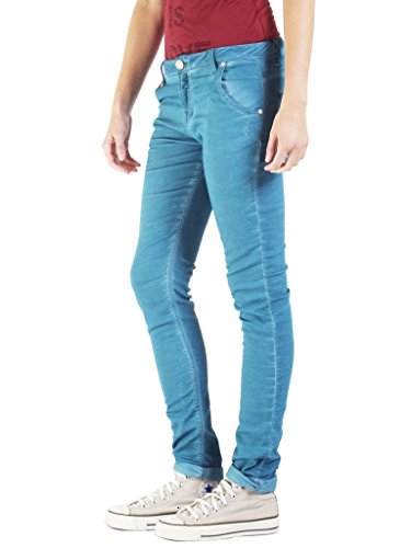 Carrera Jeans - Jogger Vaqueros 771 para Mujer, Tiro caído, Color Liso, Interior Felpudo, Ajuste Suelto, Cintura Baja